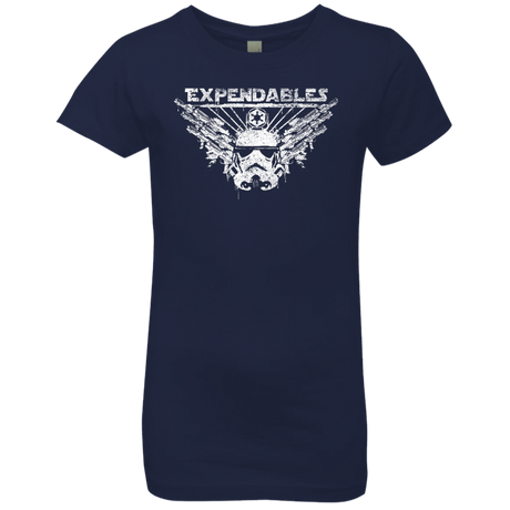 T-Shirts Midnight Navy / YXS Expendable Troopers Girls Premium T-Shirt