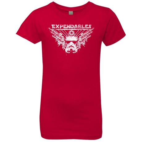 T-Shirts Red / YXS Expendable Troopers Girls Premium T-Shirt