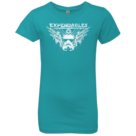 T-Shirts Tahiti Blue / YXS Expendable Troopers Girls Premium T-Shirt