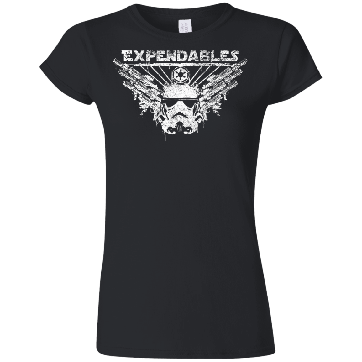 T-Shirts Black / S Expendable Troopers Junior Slimmer-Fit T-Shirt