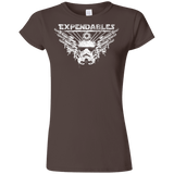 T-Shirts Dark Chocolate / S Expendable Troopers Junior Slimmer-Fit T-Shirt