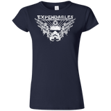 T-Shirts Navy / S Expendable Troopers Junior Slimmer-Fit T-Shirt