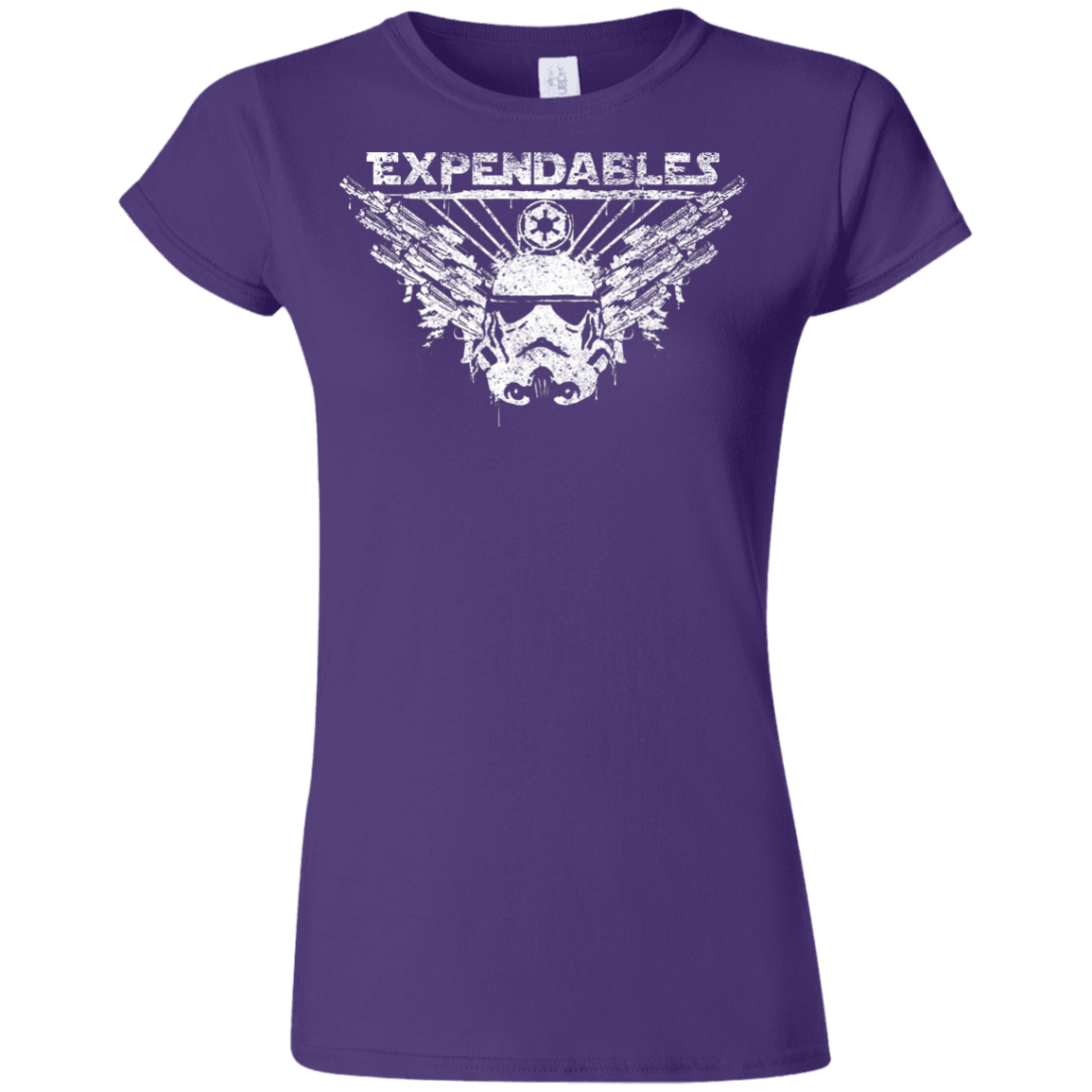 T-Shirts Purple / S Expendable Troopers Junior Slimmer-Fit T-Shirt