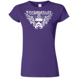 T-Shirts Purple / S Expendable Troopers Junior Slimmer-Fit T-Shirt