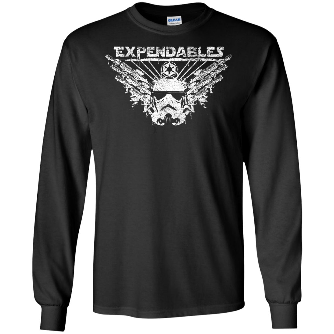 T-Shirts Black / S Expendable Troopers Men's Long Sleeve T-Shirt