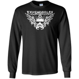 T-Shirts Black / S Expendable Troopers Men's Long Sleeve T-Shirt