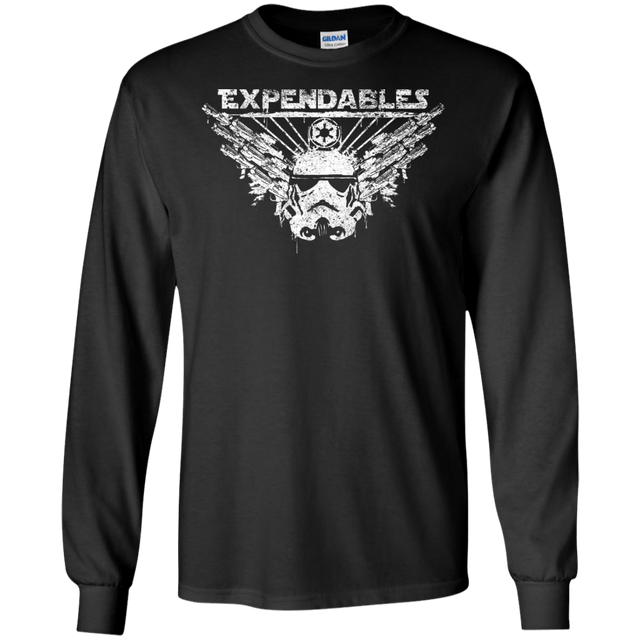 T-Shirts Black / S Expendable Troopers Men's Long Sleeve T-Shirt