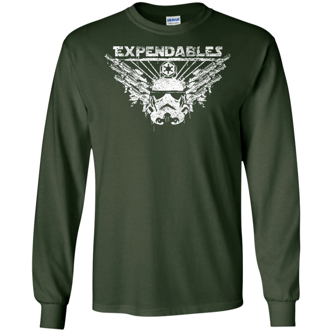 T-Shirts Forest Green / S Expendable Troopers Men's Long Sleeve T-Shirt