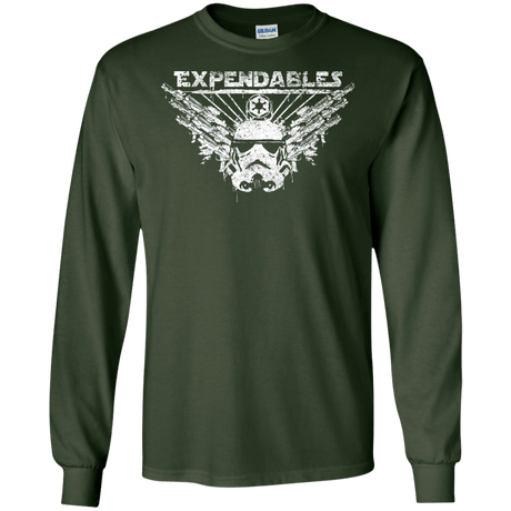 T-Shirts Forest Green / S Expendable Troopers Men's Long Sleeve T-Shirt