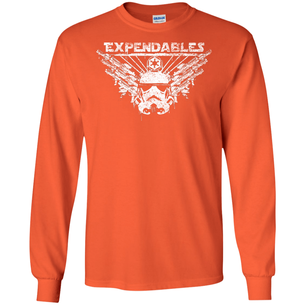 T-Shirts Orange / S Expendable Troopers Men's Long Sleeve T-Shirt