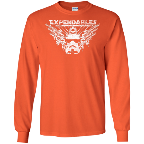 T-Shirts Orange / S Expendable Troopers Men's Long Sleeve T-Shirt