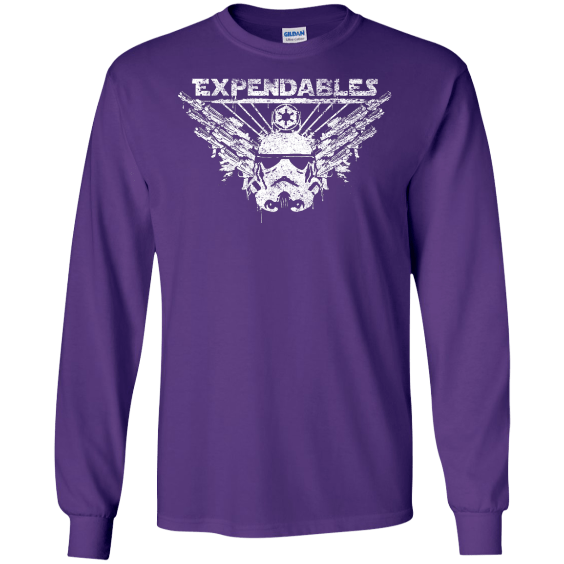 T-Shirts Purple / S Expendable Troopers Men's Long Sleeve T-Shirt