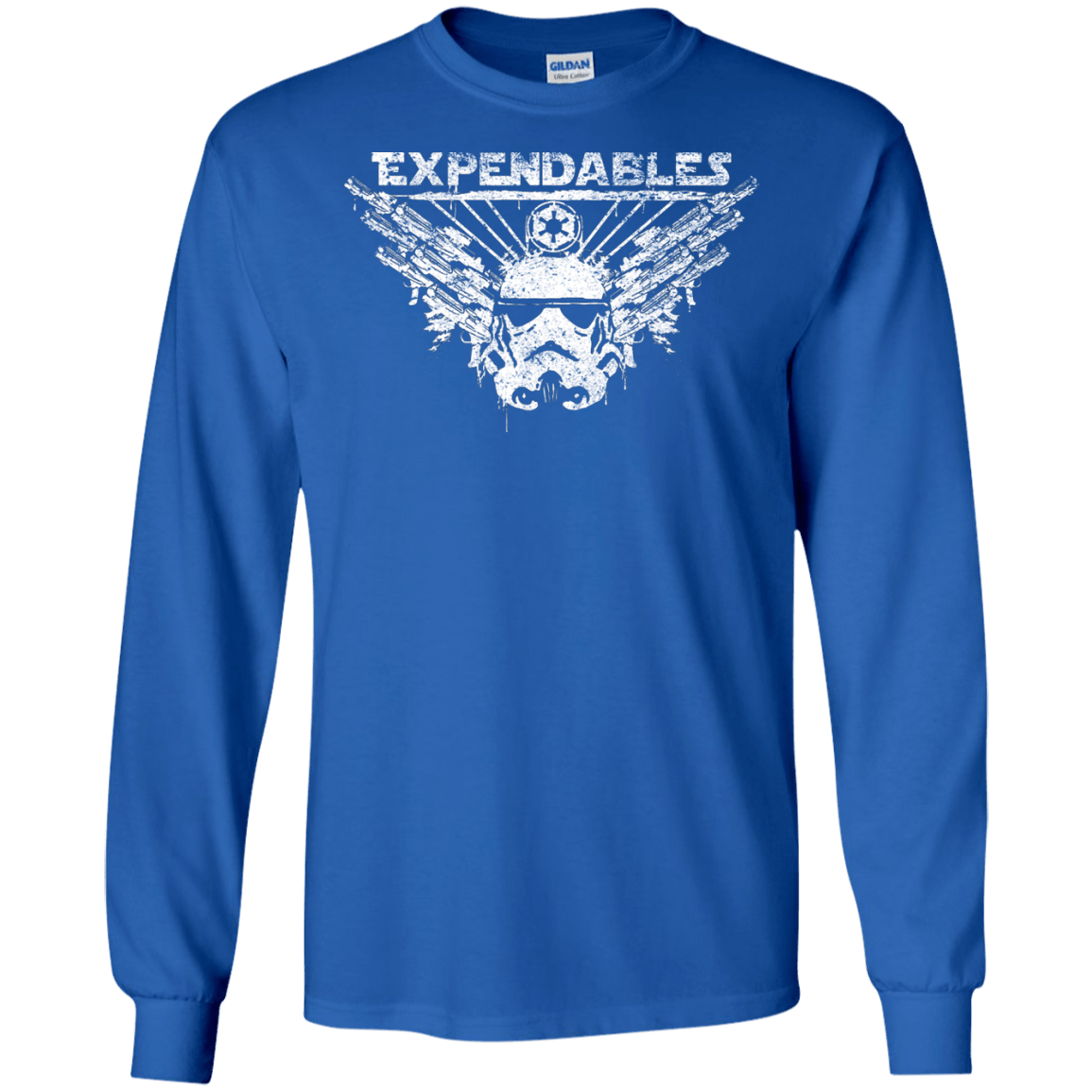 T-Shirts Royal / S Expendable Troopers Men's Long Sleeve T-Shirt