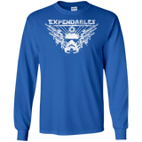 T-Shirts Royal / S Expendable Troopers Men's Long Sleeve T-Shirt