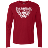 T-Shirts Cardinal / S Expendable Troopers Men's Premium Long Sleeve