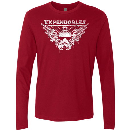T-Shirts Cardinal / S Expendable Troopers Men's Premium Long Sleeve