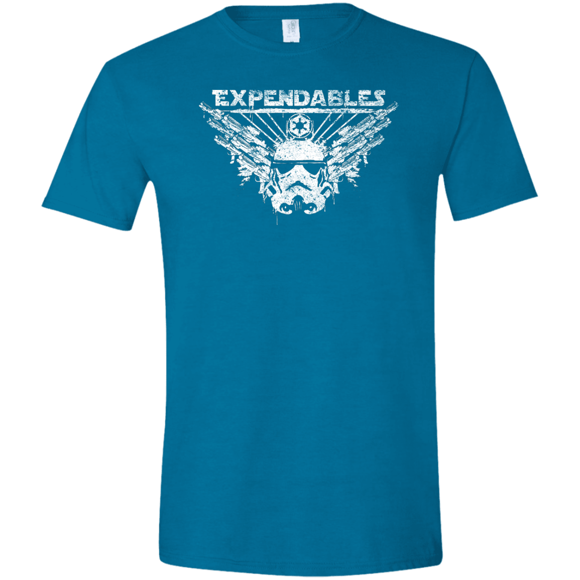 T-Shirts Antique Sapphire / S Expendable Troopers Men's Semi-Fitted Softstyle