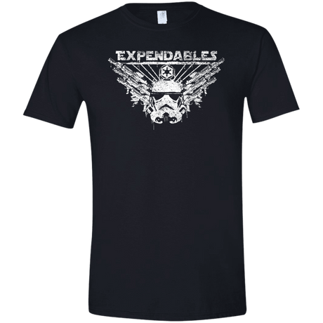 T-Shirts Black / X-Small Expendable Troopers Men's Semi-Fitted Softstyle