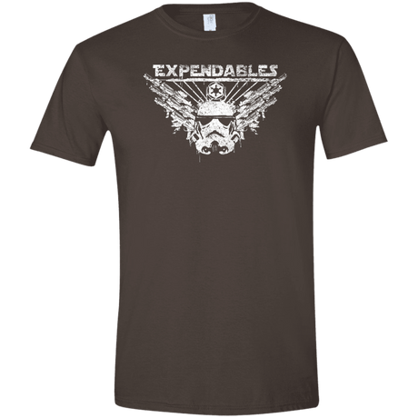 T-Shirts Dark Chocolate / S Expendable Troopers Men's Semi-Fitted Softstyle