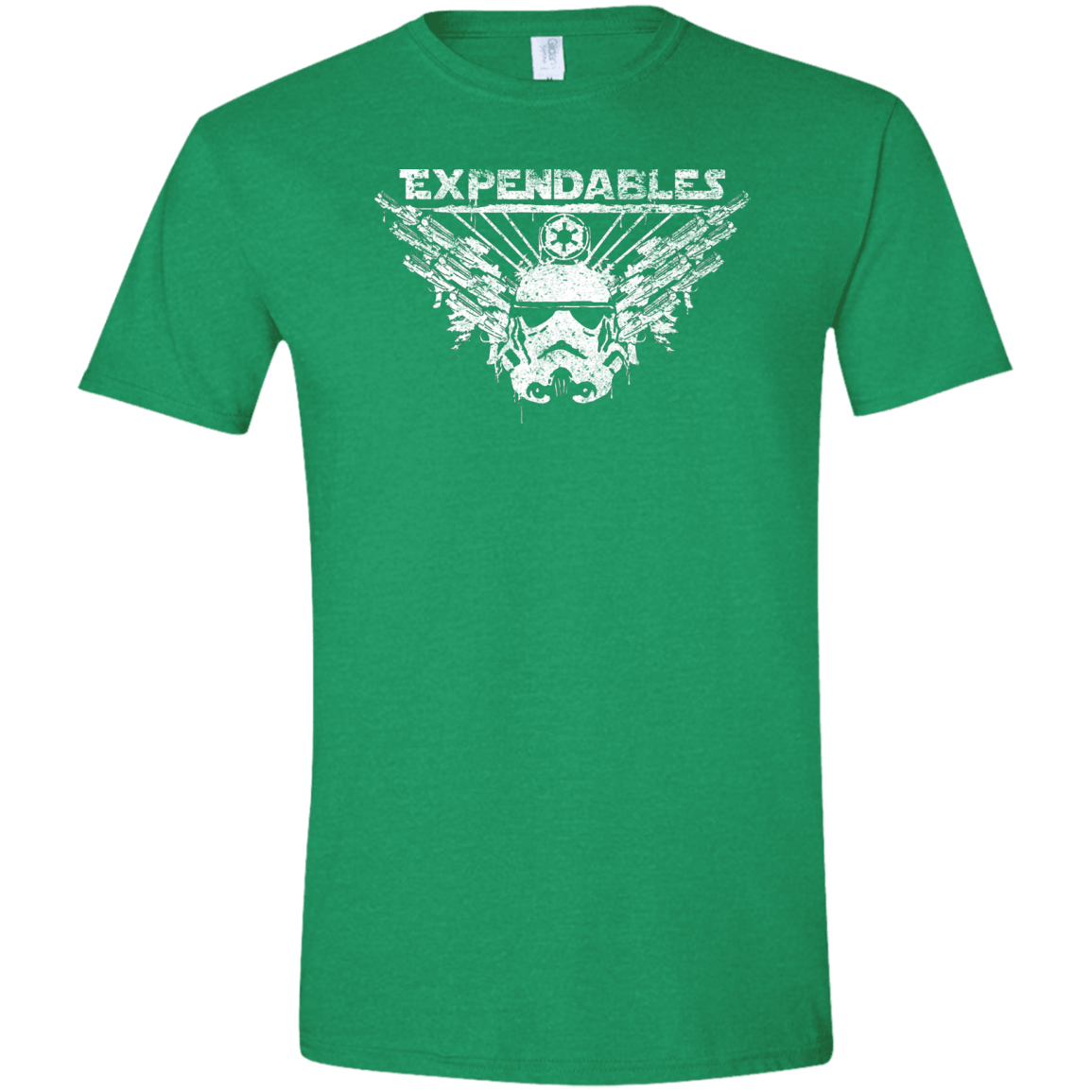 T-Shirts Heather Irish Green / S Expendable Troopers Men's Semi-Fitted Softstyle