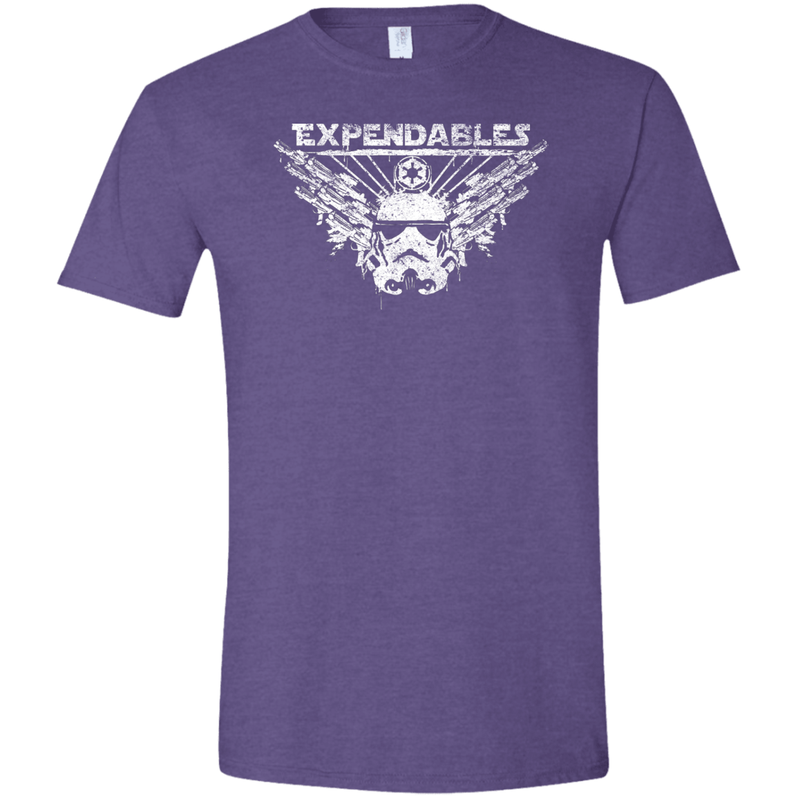 T-Shirts Heather Purple / S Expendable Troopers Men's Semi-Fitted Softstyle