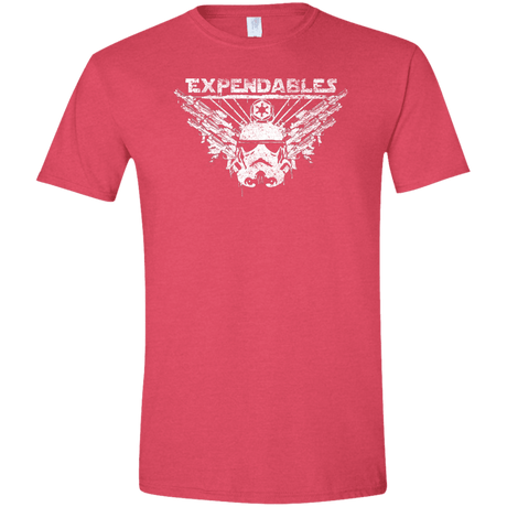 T-Shirts Heather Red / S Expendable Troopers Men's Semi-Fitted Softstyle