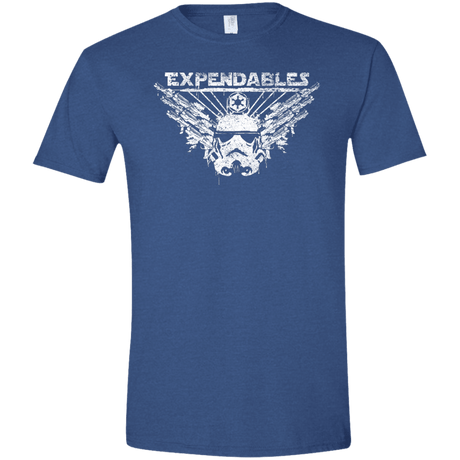 T-Shirts Heather Royal / X-Small Expendable Troopers Men's Semi-Fitted Softstyle