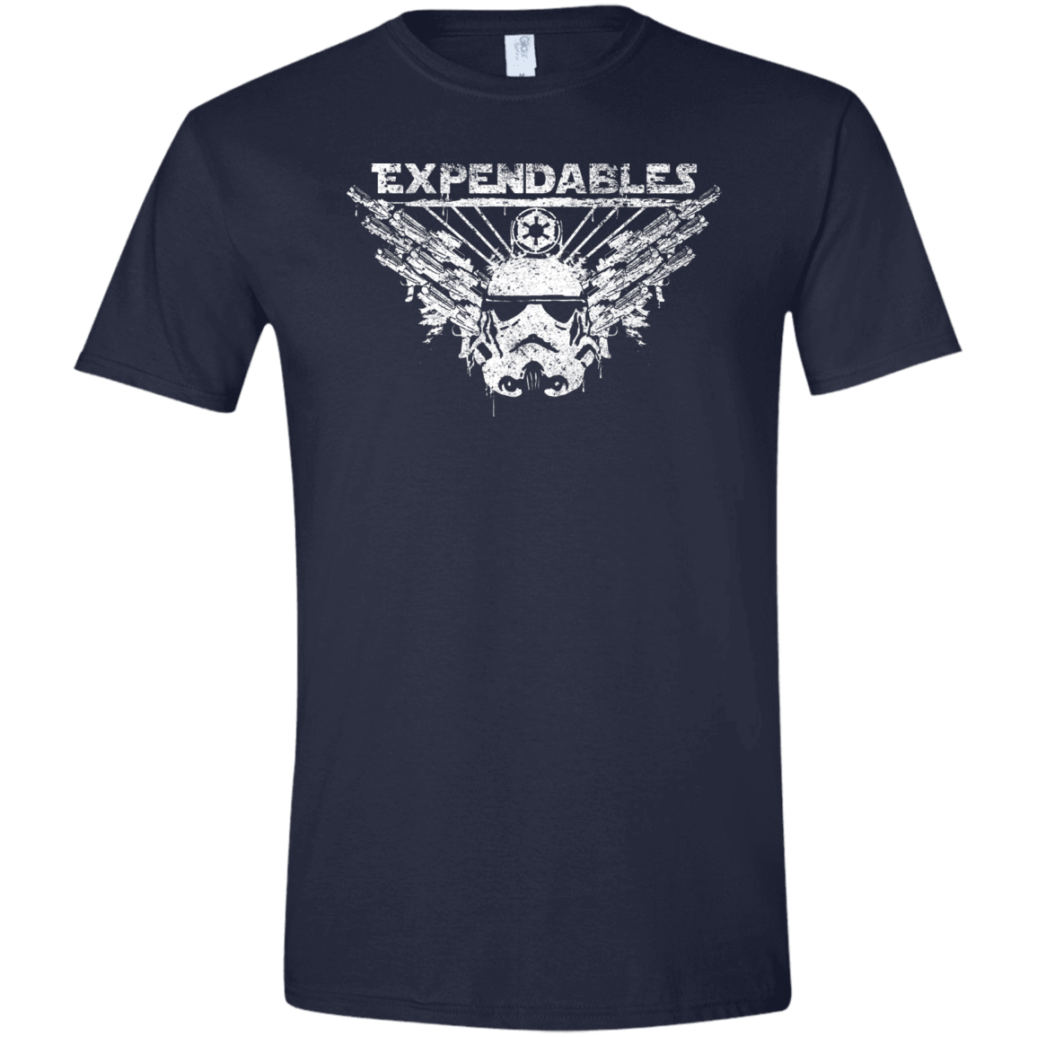 T-Shirts Navy / X-Small Expendable Troopers Men's Semi-Fitted Softstyle