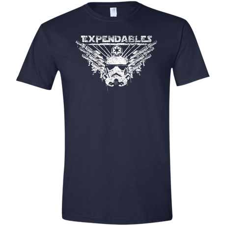 T-Shirts Navy / X-Small Expendable Troopers Men's Semi-Fitted Softstyle