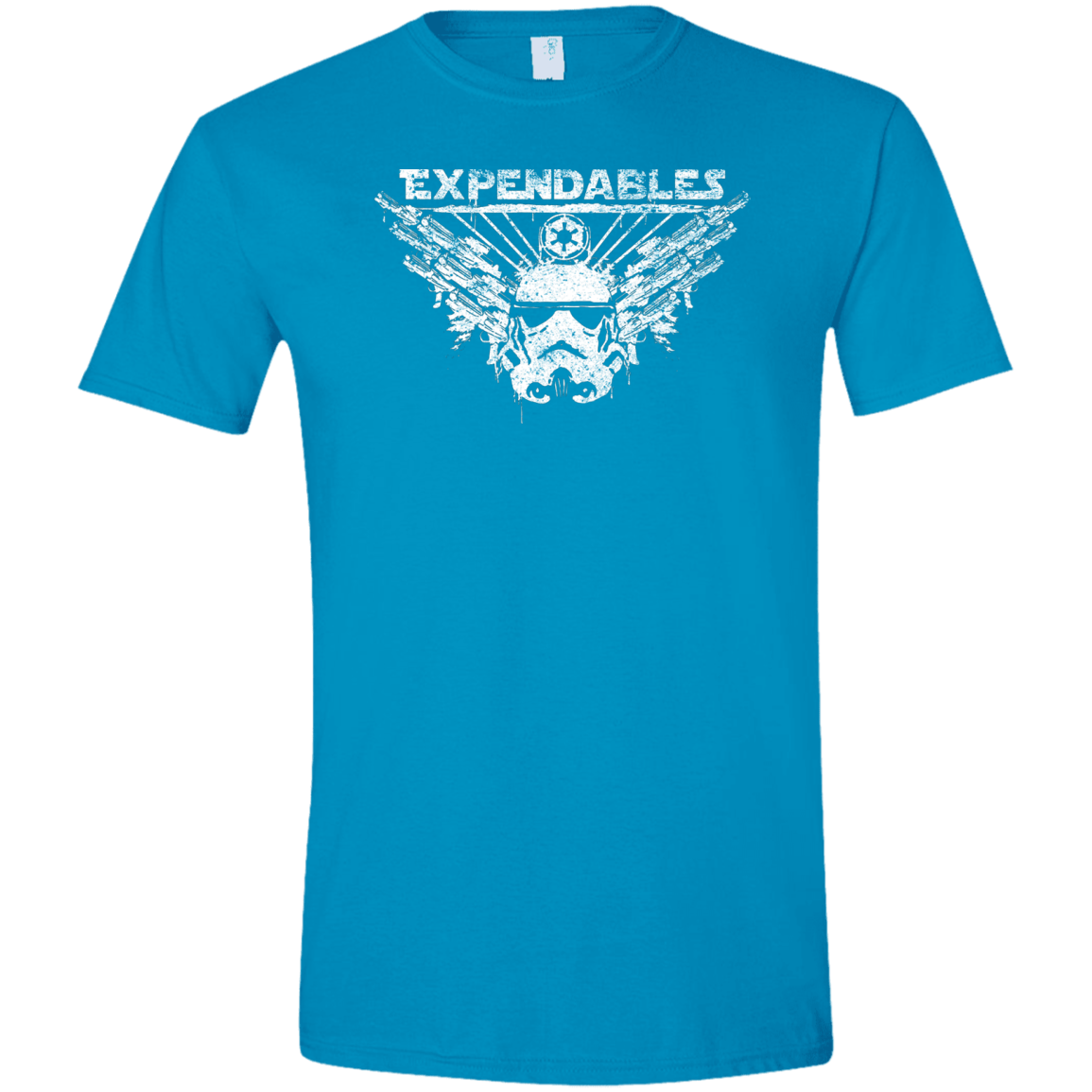T-Shirts Sapphire / S Expendable Troopers Men's Semi-Fitted Softstyle