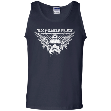 T-Shirts Navy / S Expendable Troopers Men's Tank Top