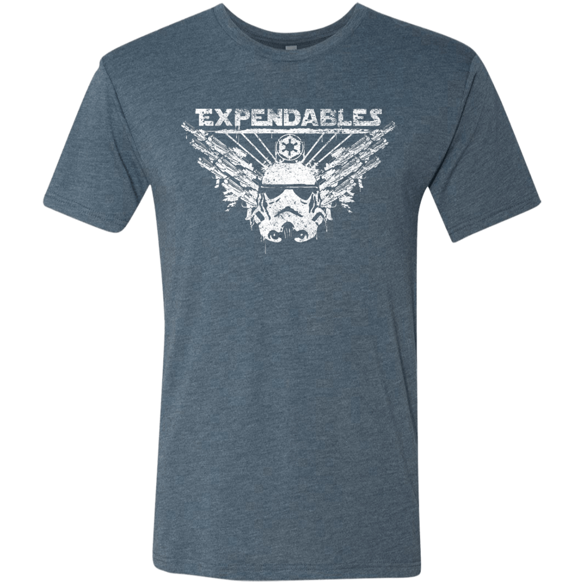 T-Shirts Indigo / S Expendable Troopers Men's Triblend T-Shirt
