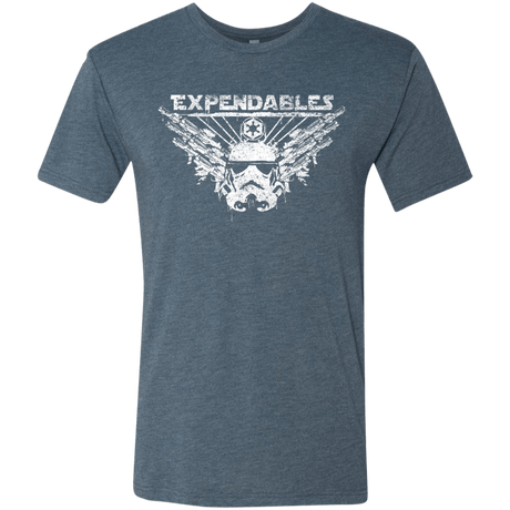 T-Shirts Indigo / S Expendable Troopers Men's Triblend T-Shirt