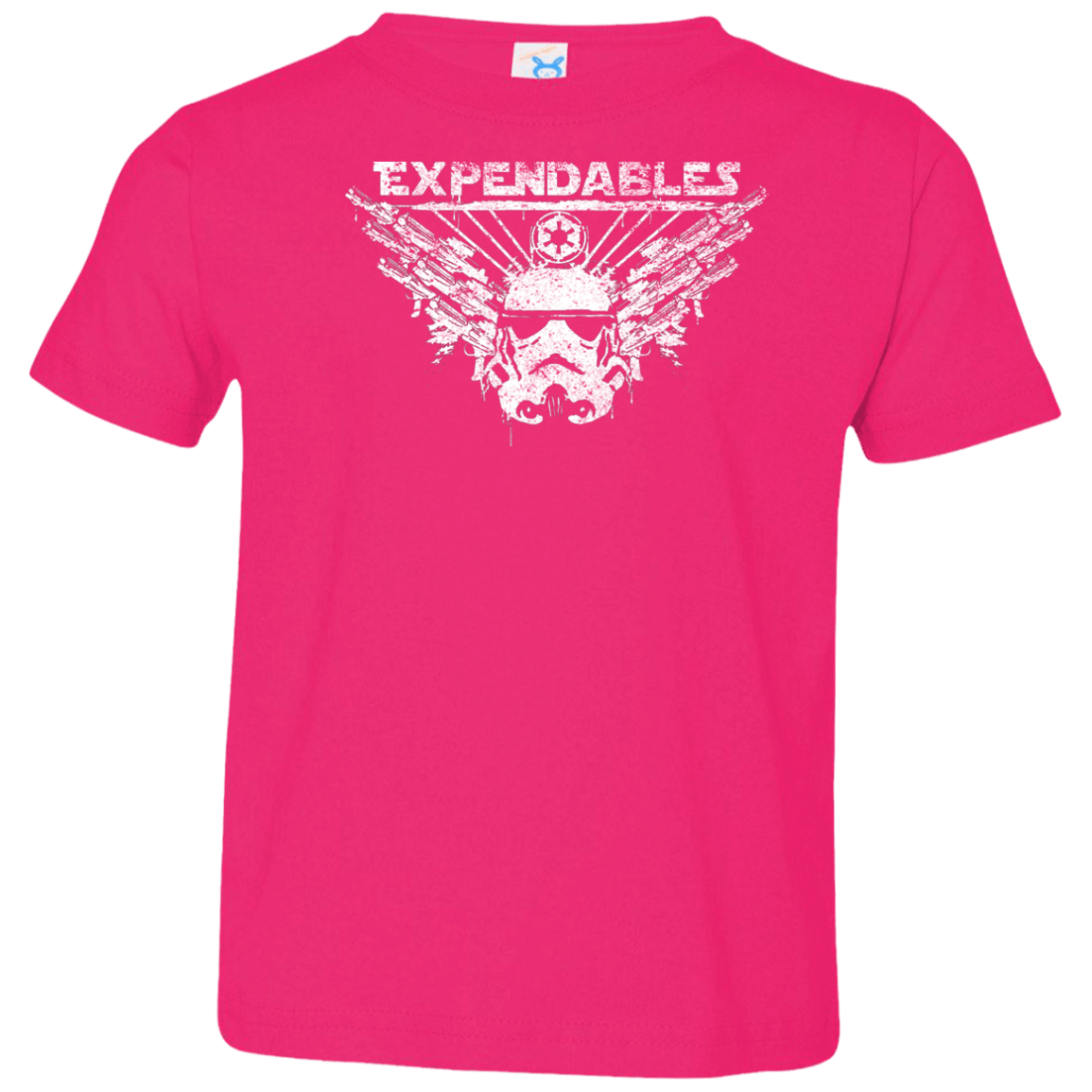 T-Shirts Hot Pink / 2T Expendable Troopers Toddler Premium T-Shirt