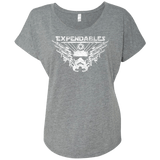 T-Shirts Premium Heather / X-Small Expendable Troopers Triblend Dolman Sleeve