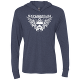 T-Shirts Vintage Navy / X-Small Expendable Troopers Triblend Long Sleeve Hoodie Tee