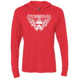 T-Shirts Vintage Red / X-Small Expendable Troopers Triblend Long Sleeve Hoodie Tee