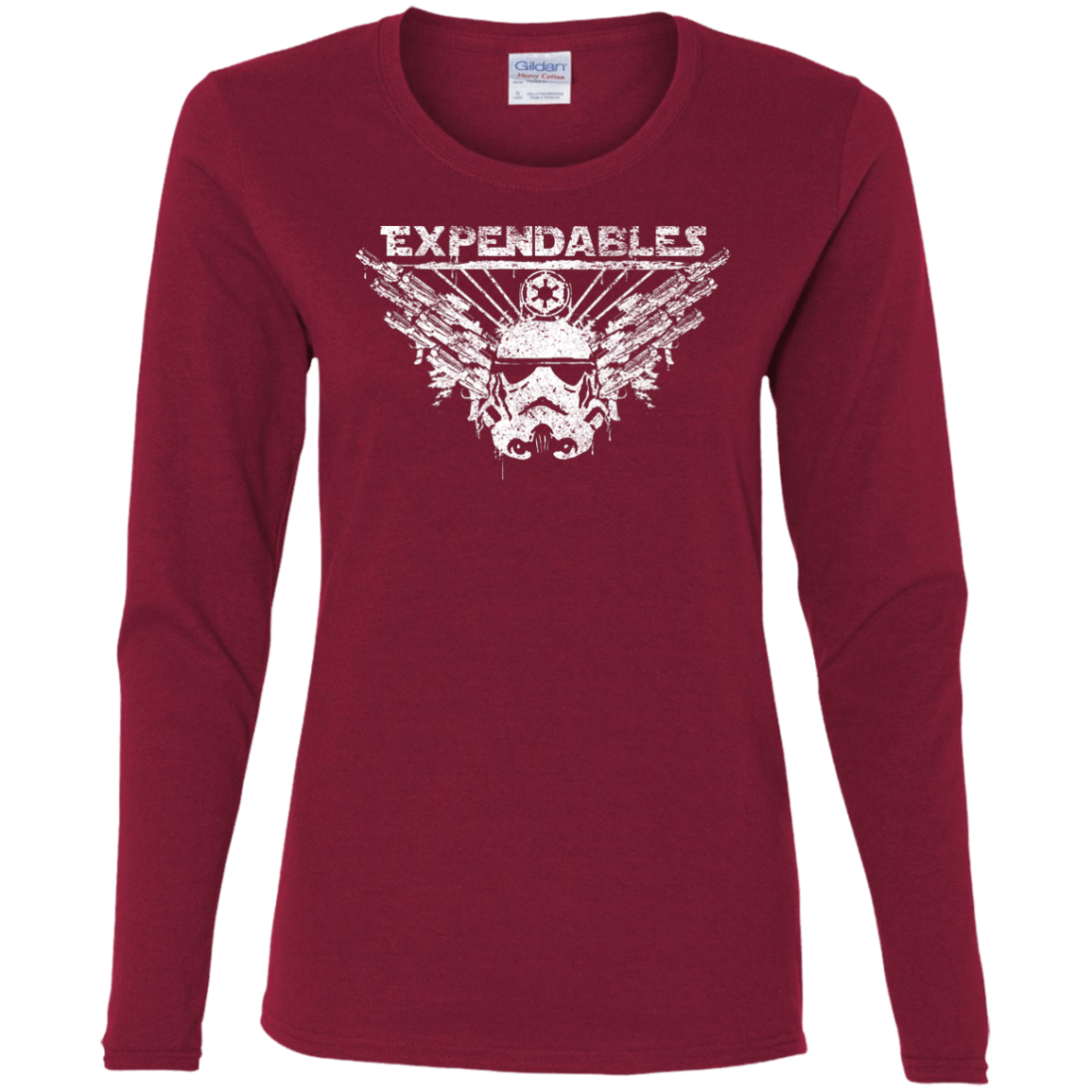 T-Shirts Cardinal / S Expendable Troopers Women's Long Sleeve T-Shirt