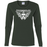 T-Shirts Forest / S Expendable Troopers Women's Long Sleeve T-Shirt