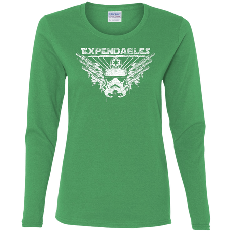 T-Shirts Irish Green / S Expendable Troopers Women's Long Sleeve T-Shirt