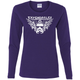 T-Shirts Purple / S Expendable Troopers Women's Long Sleeve T-Shirt