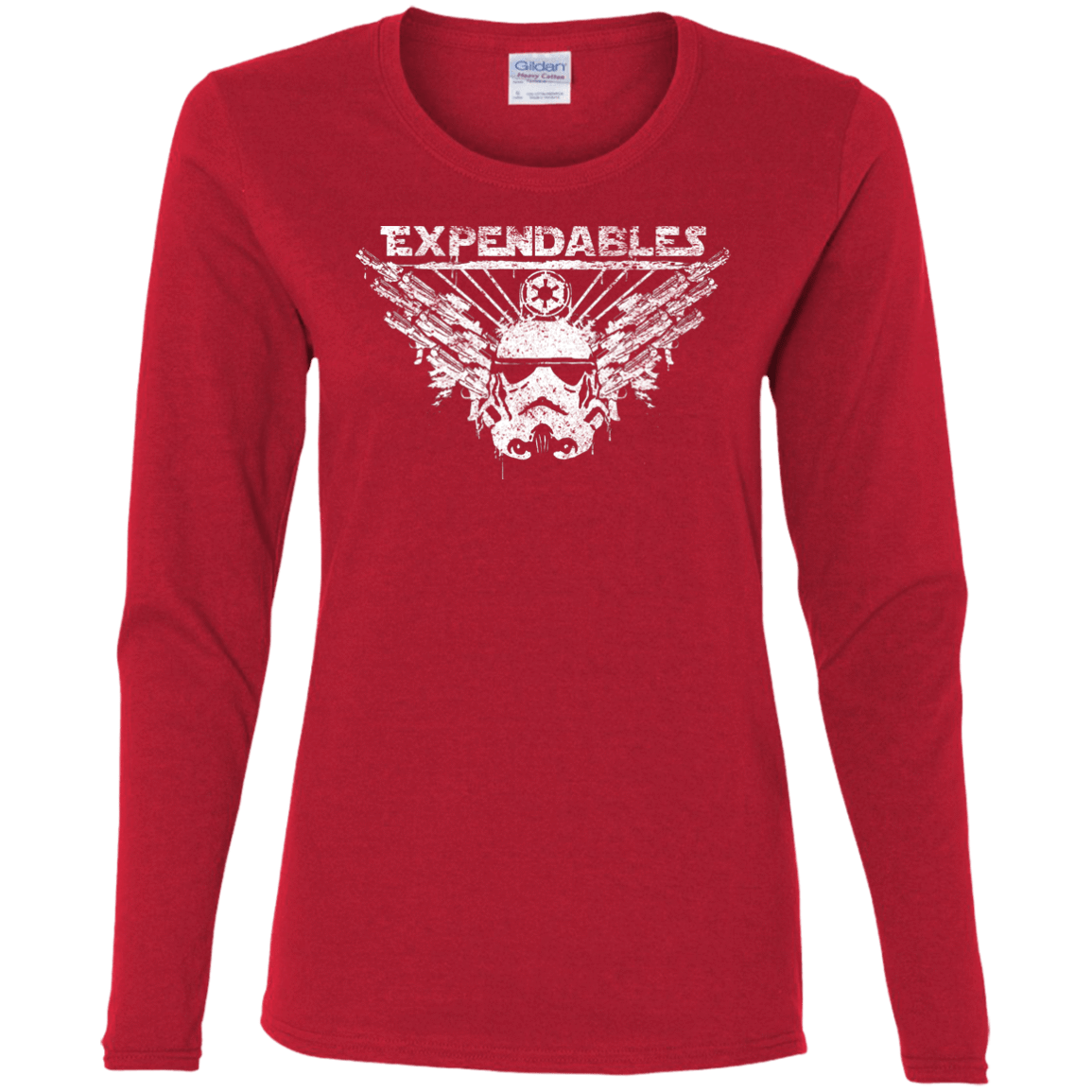 T-Shirts Red / S Expendable Troopers Women's Long Sleeve T-Shirt