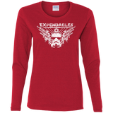 T-Shirts Red / S Expendable Troopers Women's Long Sleeve T-Shirt