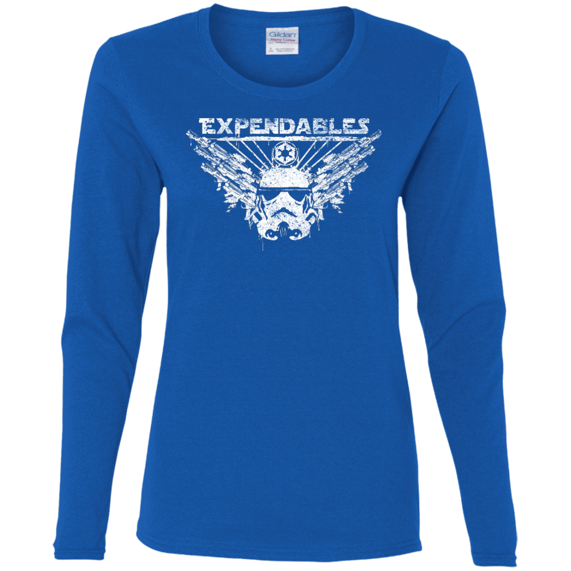 T-Shirts Royal / S Expendable Troopers Women's Long Sleeve T-Shirt