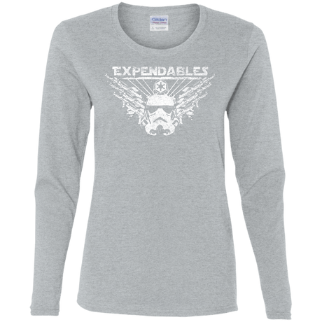 T-Shirts Sport Grey / S Expendable Troopers Women's Long Sleeve T-Shirt