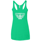T-Shirts Envy / X-Small Expendable Troopers Women's Triblend Racerback Tank