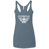 T-Shirts Indigo / X-Small Expendable Troopers Women's Triblend Racerback Tank