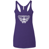 T-Shirts Purple Rush / X-Small Expendable Troopers Women's Triblend Racerback Tank