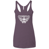 T-Shirts Vintage Purple / X-Small Expendable Troopers Women's Triblend Racerback Tank