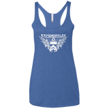 T-Shirts Vintage Royal / X-Small Expendable Troopers Women's Triblend Racerback Tank
